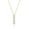 Collana Donna Trilogy Igold In Oro Giallo 9 Kt E Zirconi Bianchi