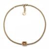 Collana Donna Unoaerre In Ottone Dorato E Cristallo Giallo Joya