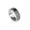 Anello Uomo Gerba In Argento 925 E Onice Nero