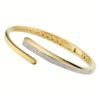 Bracciale Donna Rigido Sovrani In Ottone Dorato E Zirconi Bianchi 1 - Verre Gioielli Bracciale Donna Rigido Sovrani In Ottone Dorato E Zirconi Bianchi