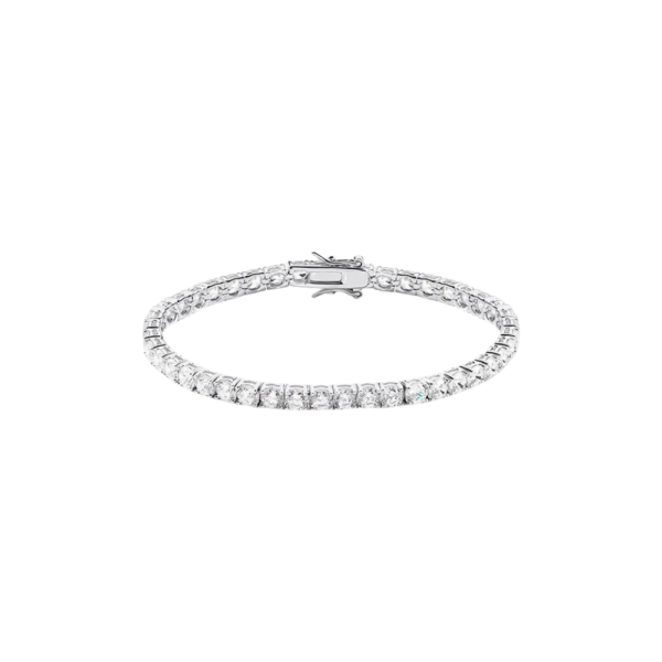 Bracciale Tennis Donna Stroili In Argento 925 E Cubic ZIrconia Bianchi