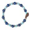 Bracciale Uomo Gerba Lab Con Agata E Pasta Di Turchese Con Argento 925