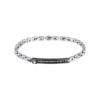 Bracciale Uomo Maserati In Acciaio Bicolore E Cristalli Bianchi 4 - Verre Gioielli Bracciale Uomo Maserati In Acciaio Bicolore E Cristalli Bianchi