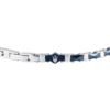 Bracciale Uomo Maserati In Acciaio Silver E Ceramica Blu 5 - Verre Gioielli Bracciale Uomo Maserati In Acciaio Silver E Ceramica Blu 1 Verre Gioielli - l'istituzione del gioiello