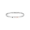 Bracciale Uomo Maserati In Acciaio Silver E Rosato Con Diamanti 1 - Verre Gioielli Bracciale Uomo Maserati In Acciaio Silver E Rosato Con Diamanti