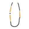 Collana Ilardo Gioielli In Legno E Pietra Lavica Con Foglia D'Oro Con Argento 925 2 - Verre Gioielli Collana Ilardo Gioielli In Legno E Pietra Lavica Con Foglia D'Oro Con Argento 925