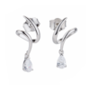 Orecchini Donna Sovrani In Argento 925 E Cubic Zirconia Bianchi 4 - Verre Gioielli Orecchini Donna Sovrani In Argento 925 E Cubic Zirconia Bianchi