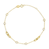 Bracciale Donna Igold In Oro Giallo 9 Kt E Zirconi Bianchi