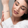 Bracciale Donna Luca Barra In Acciaio Con Cuore E Zircone Viola 5 Verre Gioielli - l'istituzione del gioiello