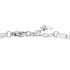 Bracciale Donna Luca Barra In Acciaio Con Cuore E Zircone Viola 3 Verre Gioielli - l'istituzione del gioiello