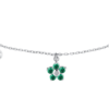 Bracciale Donna Luca Barra In Acciaio Silver Con Fiore E Cristalli Verdi E Bianchi 6 - Verre Gioielli Bracciale Donna Luca Barra In Acciaio Silver Con Fiore E Cristalli Verdi E Bianchi (2)