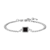 Bracciale Uomo Luca Barra In Acciaio E Ip Nero