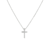 Collana Donna Amen Con Croce In Argento 925 Con Zirconi Bianchi