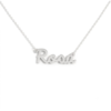 Collana Donna Con Nome Rosa In Acciaio Silver Magic In The Moonlight
