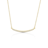 Collana Donna Igold Tennis In Oro Giallo 9 Kt E Zirconi Bianchi