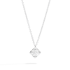 Collana Donna Recarlo Anniversary Square Punto Luce In Oro Bianco 18 kt E Diamanti 0.21 Ct
