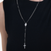 Collana Donna Rosario Luca Barra In Acciaio Silver 1 Verre Gioielli - l'istituzione del gioiello