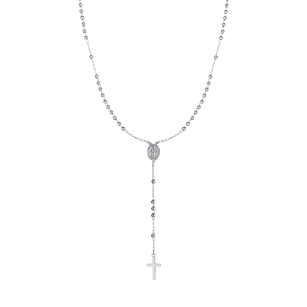 Collana Donna Rosario Luca Barra In Acciaio Silver
