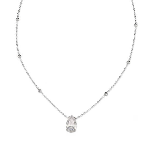 Collana Donna Sovrani In Argento 925 Con Cubic Zirconia Bianchi