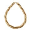 Collana Donna Sovrani In Lurex Dorato Morbido Intrecciato