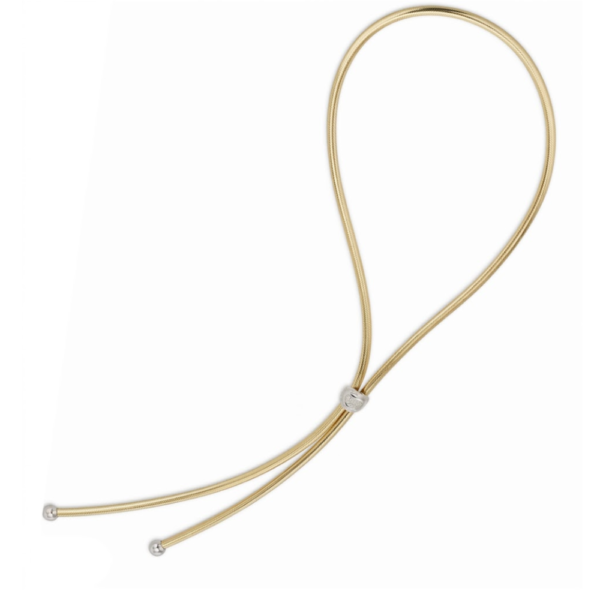 Collana Lunga Donna Sovrani In Lurex Dorato Morbido