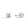 Orecchini Donna Recarlo Anniversary Punto Luce In Oro Bianco 18 kt E Diamanti 0.34 Ct