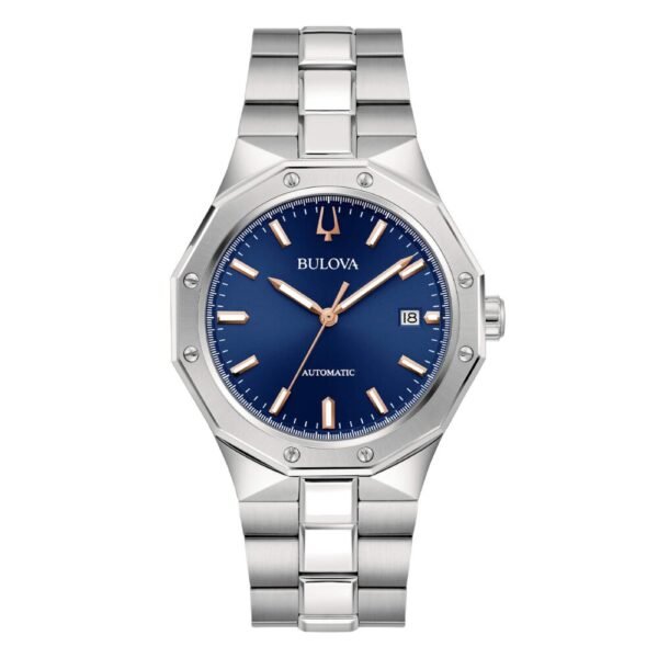 Orologio Uomo Bulova Octagon Automatic In Acciaio Silver