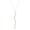 Collana Tennis Donna Brosway In Acciaio Dorato E Cubic Zirconia Bianchi