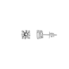 Orecchini Donna Igold Punto Luce In Oro Bianco 9 Kt E Zirconi Bianchi
