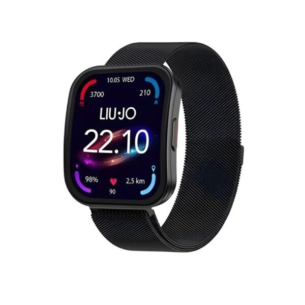 Smartwatch Uomo Liu Jo Curved In Acciaio Nero