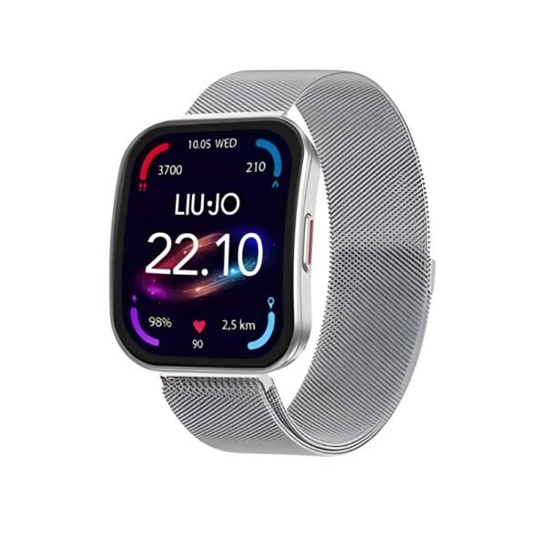 Smartwatch Uomo Liu Jo Curved In Acciaio Silver
