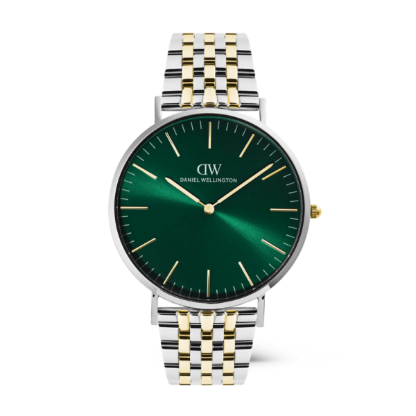 Orologio Uomo Daniel Wellington Classic 7 Emerald In Acciaio Bicolore
