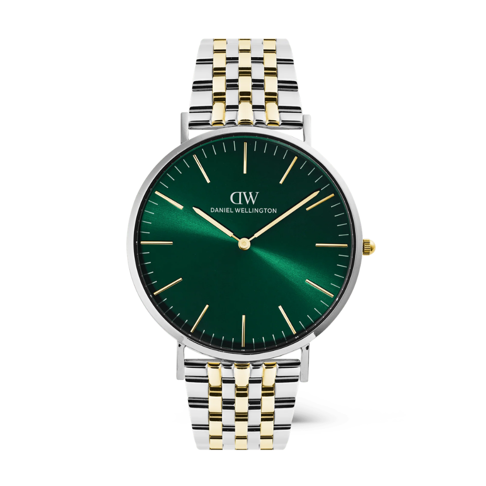 Orologio Uomo Daniel Wellington Classic 7 Emerald In Acciaio Bicolore