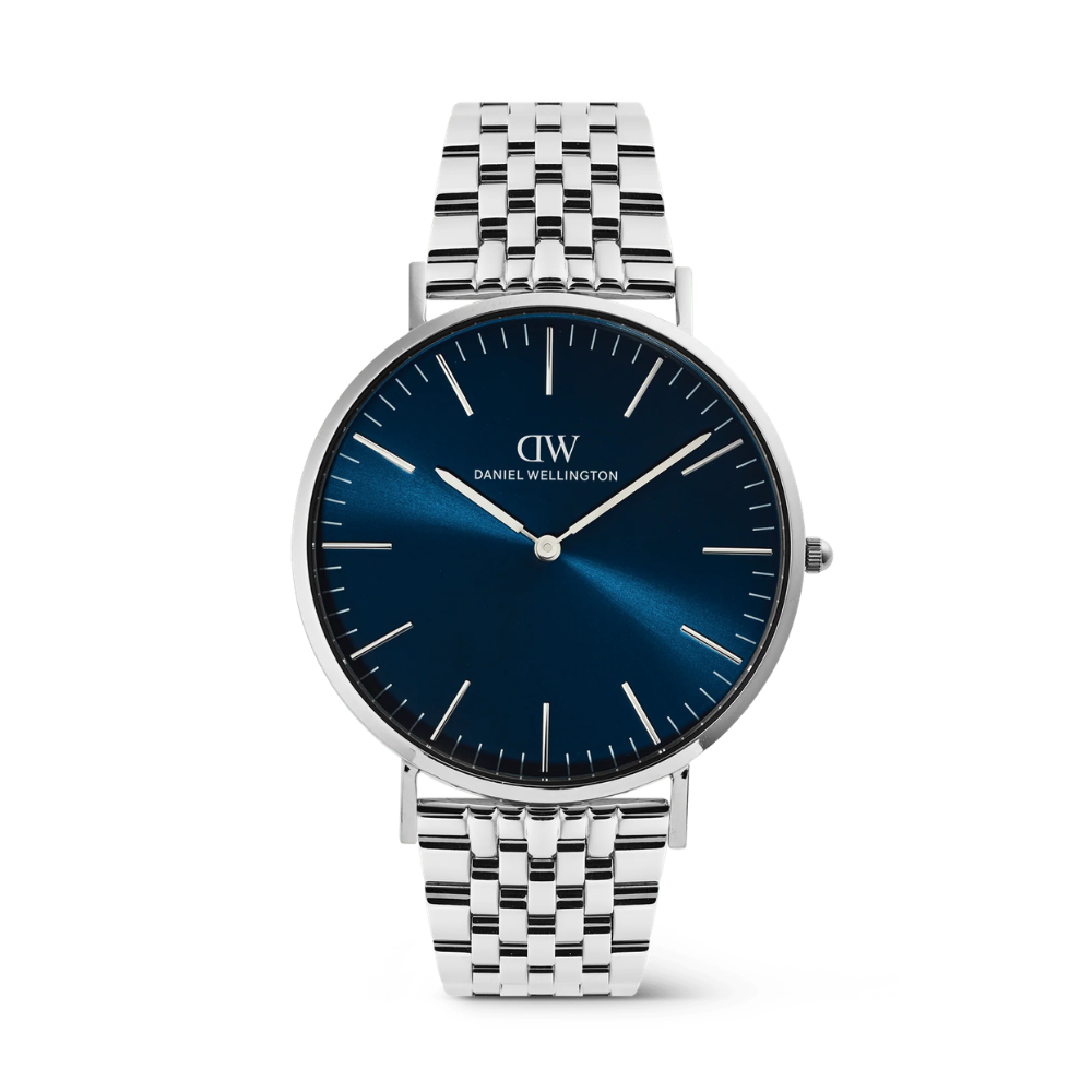 Orologio Uomo Daniel Wellington Classic 7 Link Artic In Acciaio Silver