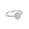 Anello Donna Kate Igold In Oro Bianco 9 Kt Con Zirconi Bianchi 5 - Verre Gioielli Anello Donna Kate Igold In Oro Bianco 9 Kt Con Zirconi Bianchi