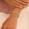 Bracciale Tennis Donna Stroili In Argento 925 Con Cubic Zirconia A Cuore 1 Verre Gioielli - l'istituzione del gioiello