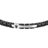 Bracciale Uomo Maserati In Acciaio Silver E Ceramica Nera 5 - Verre Gioielli Bracciale Uomo Maserati In Acciaio Silver E Ceramica Nera 2 Verre Gioielli - l'istituzione del gioiello