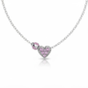 Collana Baby Nanan In Argento 925 Con Cuore E Coccinella Zirconata
