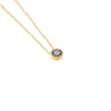 Collana Donna Igold Fantasia In Oro Giallo 9 Kt Con Zirconi Blu E Bianchi 1 Verre Gioielli - l'istituzione del gioiello