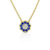 Collana Donna Igold Fantasia In Oro Giallo 9 Kt Con Zirconi Blu E Bianchi