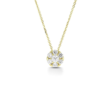 Collana Donna Igold Punto Luce In Oro Giallo 9 Kt Con Zirconi Bianchi