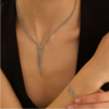 Collana Stroili Silver Collection In Argento Rodiato Con Nodo 2 Verre Gioielli - l'istituzione del gioiello
