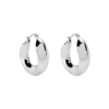 Orecchini A Cerchio Stroili Moonlight In Acciaio Silver Lucido