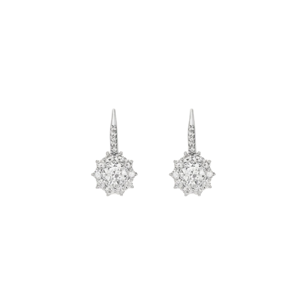 Orecchini Pendenti Donna StroilI In Argento 925 Con Cubic Zirconia Bianchi