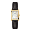 Orologio Donna Bulova Sutton Tank In Acciaio Placcato Oro E Pelle Nera 4 - Verre Gioielli Orologio Donna Bulova Sutton Tank In Acciaio Placcato Oro E Pelle Nera