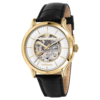 Orologio Uomo Automatico Epoca Maserati In Acciaio Dorato E Pelle Nera