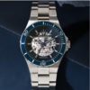 Orologio Uomo Automatico Sfida Maserati In Acciaio Silver 2 Verre Gioielli - l'istituzione del gioiello