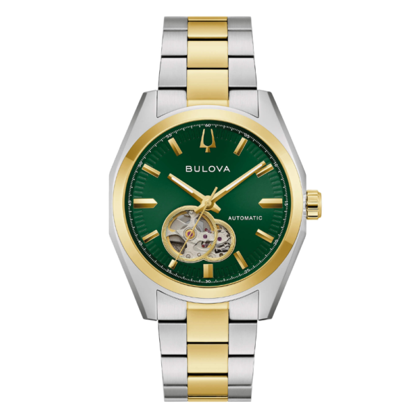 Orologio Uomo Bulova Automatico Surveyor In Acciaio Bicolore