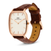 Orologio Uomo Daniel Wellington Marlon Brown Croc In Acciaio Rosato E Pelle Marrone 1 Verre Gioielli - l'istituzione del gioiello