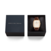 Orologio Uomo Daniel Wellington Marlon Brown Croc In Acciaio Rosato E Pelle Marrone 4 Verre Gioielli - l'istituzione del gioiello